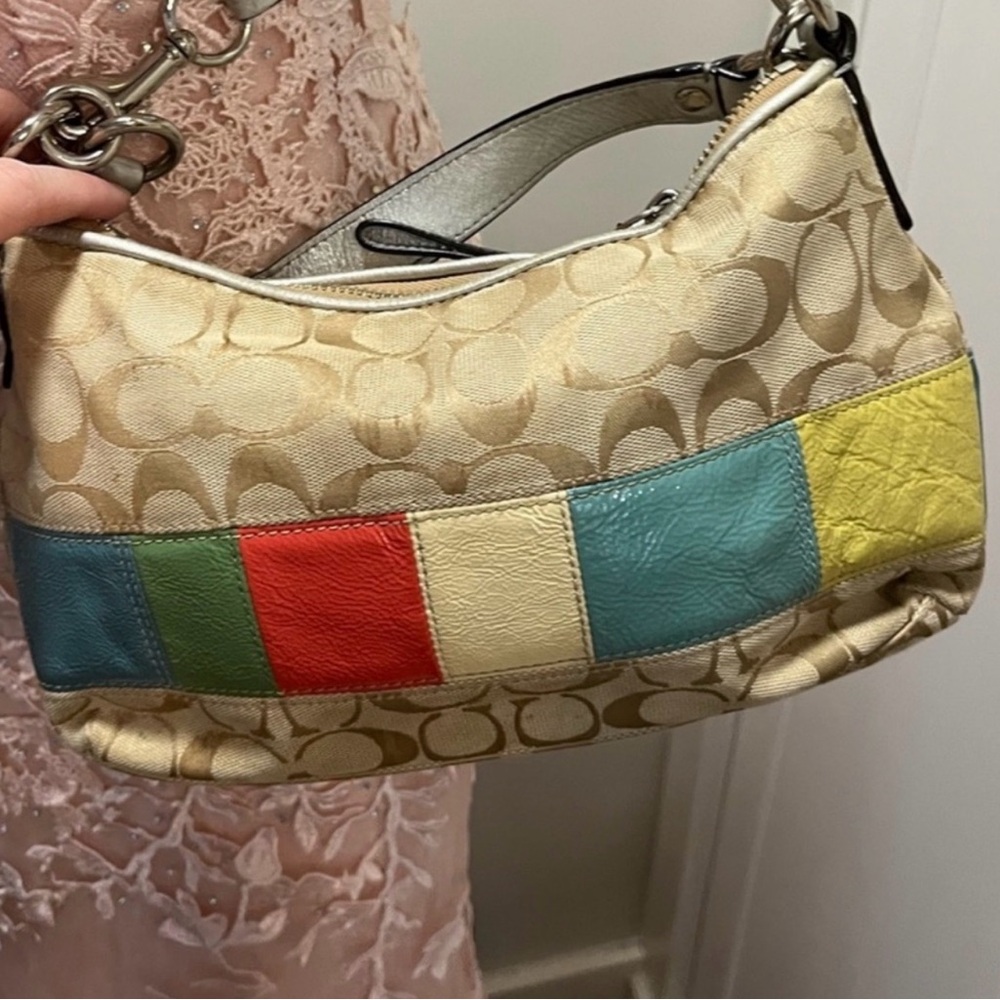 Coach Multicolor Patchwork Shoulder Bag Or Cross … - image 2